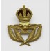 Royal Air Force (R.A.F.) Warrant Officer's Cap Badge - King's Crown