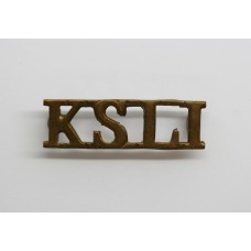 King's Shropshire Light Infantry (K.S.L.I.) Officer's Shoulder Title