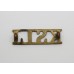 King's Shropshire Light Infantry (K.S.L.I.) Officer's Shoulder Title