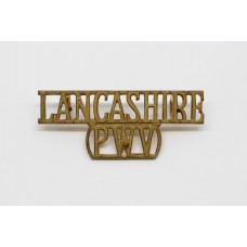 Prince of Wales's Volunteers Lancashire Regiment (LANCASHIRE/(P.W.V.) Shoulder Title