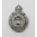 Isle of Wight Rifles Chrome Cap Badge - King's Crown