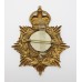 Army Pay Corps (A.P.C.) Blue Cloth Helmet Plate - King's Crown