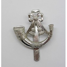 Light Infantry Anodised (Staybrite) Cap Badge