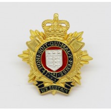 Royal Logistic Corps Officer's Enamelled Cap Badge