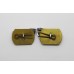 Pair of King's Own Yorkshire Light Infantry (K.O.Y.L.I.) Anodised (Staybrite) Collar Badges