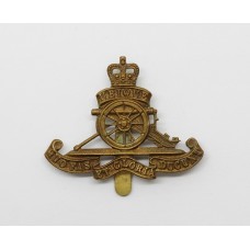 Royal Artillery Beret Badge - Queen's Crown