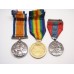 WW1 British War Medal, Victory Medal and Imperial Service Medal - Gnr. J.A. Heaton, 24th Heavy Bty. Royal Garrison Artillery