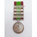 Afghanistan 1878-80 Medal (Clasps - Peiwar Kotal, Charasia, Kabul, Kandahar) - Pte. J. Connick, 72nd Highlanders