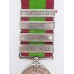 Afghanistan 1878-80 Medal (Clasps - Peiwar Kotal, Charasia, Kabul, Kandahar) - Pte. J. Connick, 72nd Highlanders