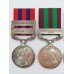 1854 IGS (Clasps - Hazara 1891, Samana 1891), 1895 IGS (Clasp - Relief of Chitral 1895), QSA (6 Clasps) & KSA (2 Clasps) Medal Group of Four - Pte / Bugler W. Gainer, King's Royal Rifle Corps