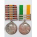 1854 IGS (Clasps - Hazara 1891, Samana 1891), 1895 IGS (Clasp - Relief of Chitral 1895), QSA (6 Clasps) & KSA (2 Clasps) Medal Group of Four - Pte / Bugler W. Gainer, King's Royal Rifle Corps