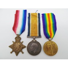 WW1 1914-15 Star Medal Trio - Pte. H.G. Smith, 2nd London Regiment