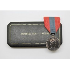 ERII Imperial Service Medal in Box of Issue - William Falkner Stewart