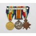 WW1 1914-15 Star Medal Trio - Dvr. W.A. Cook, Royal Field Artillery