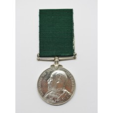 George V Volunteer Long Service & Good Conduct Medal - Pte. H.F. Derry, 2nd East India Railway Regiment (A.F.I.)