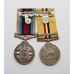 Iraq Medal (Clasp - 19 Mar to 28 Apr 2003) and OSM Afghanistan Medal Pair - MEM2 R.A. Flowers, Royal Navy