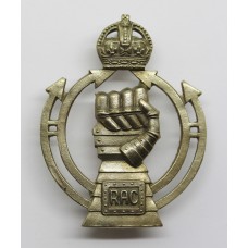 Royal Armoured Corps (R.A.C.) Cap Badge - King's Crown (2nd Pattern)