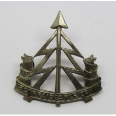 Reconnaissance Corps Cap Badge (White Metal)