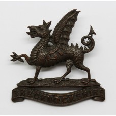 Brecknockshire Battalion, South Wales Borderers Officer's Service Dress Cap Badge