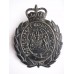 Stockport Borough Police Night Helmet Plate - Queen's Crown