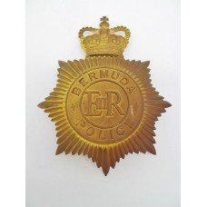 Bermuda Police Helmet Plate - Queen's Crown