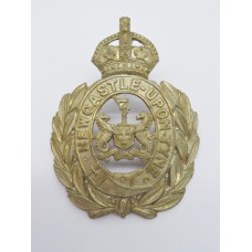 Newcastle-Upon-Tyne City Police Helmet Plate (Wreath) - King's Crown