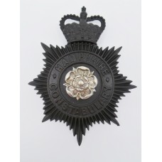 Hampshire Constabulary Night Helmet Plate - Queen's Crown