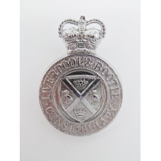 Liverpool & Bootle Constabulary Cap Badge - Queen's Crown