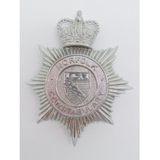 Norfolk Constabulary Helmet Plate - Queen's Crown