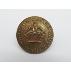 Somerset Constabulary Button - King's Crown