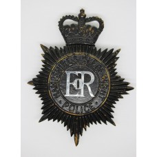 Hampshire & Isle of Wight Police Night Helmet Plate - Queen's