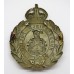 Huddersfield Police Helmet Plate (Wreath) - King's Crown