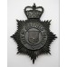 City of Sheffield Police Blackened Helmet Plate - Queen's Crown