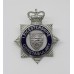 Leicestershire Constabulary Senior Officer's Enamelled Cap Badge - Queen's Crown