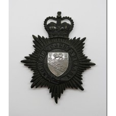 Norfolk Constabulary Night Helmet Plate - Queen's Crown