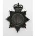 Norfolk Constabulary Night Helmet Plate - Queen's Crown