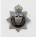 Manchester City Police Senior Officer's Enamelled Cap Badge - King's Crown