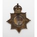 Cumberland & Westmoreland Constabulary Helmet Plate - King's Crown