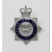 Leeds City Police Senior Officer's Enamelled Cap Badge - Queen's Crown