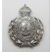 Tunbridge Wells Borough Police Wreath Helmet Plate - King's Crown (Chrome)