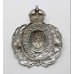 Tunbridge Wells Borough Police Wreath Helmet Plate - King's Crown (Chrome)