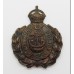 Folkestone Borough Police Wreath Helmet Plate - King's Crown