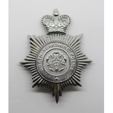 North Yorkshire Police Helmet Plate - Queens Crown