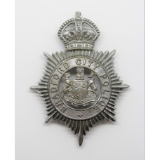 Bradford City Police Helmet Plate - King's Crown