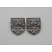 Pair of Mid-Anglia Constabulary Collar Badges