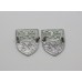 Pair of Mid-Anglia Constabulary Collar Badges