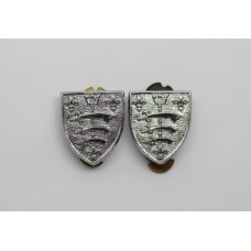 Pair of Essex & Southend-on-Sea Constabulary Collar Badges