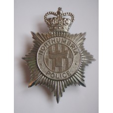 Northumbria Police Helmet Plate - Queen's Crown