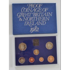 1982 Coinage of Great Britain and Northern Ireland Proof Coin Set
