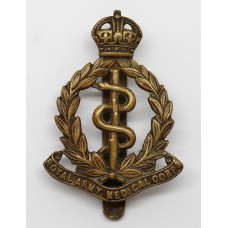 Royal Army Medical Corps (R.A.M.C.) Cap Badge - King's Crown